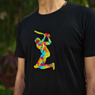 Calyz Cricketer Black T-shirt